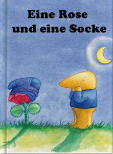 Eine Rose und eine Socke