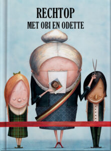 Rechtop met Obi en Odette