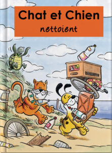 Chat et Chien nettoient
