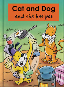 Cat and Dog and the hot pot