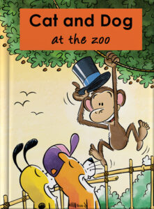 Cat and Dog at the zoo