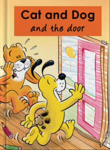 Cat and Dog and the door