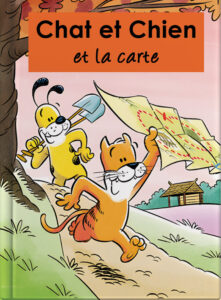 Chat et Chien et la carte