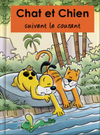 Chat et Chien suivent le courant